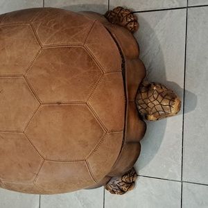 Vintage Turtle 🐢 Ottom leather top